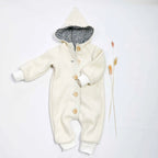 Walkoverall, Winteroverall creme/ innen leo