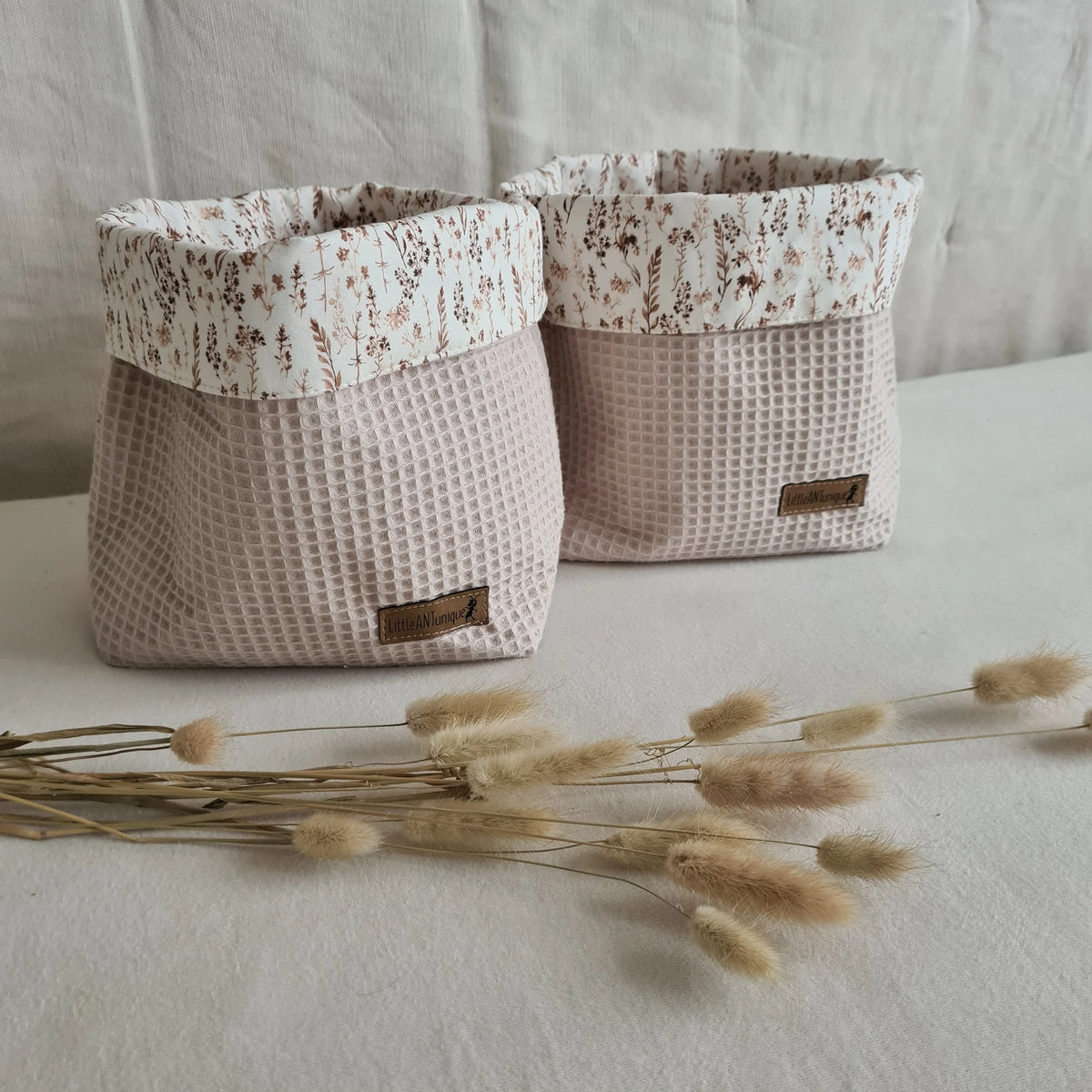 Utensilo Drygras mit Waffelpiqué beige
