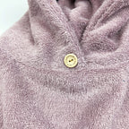 Poncho Badeponcho Frottee rosa