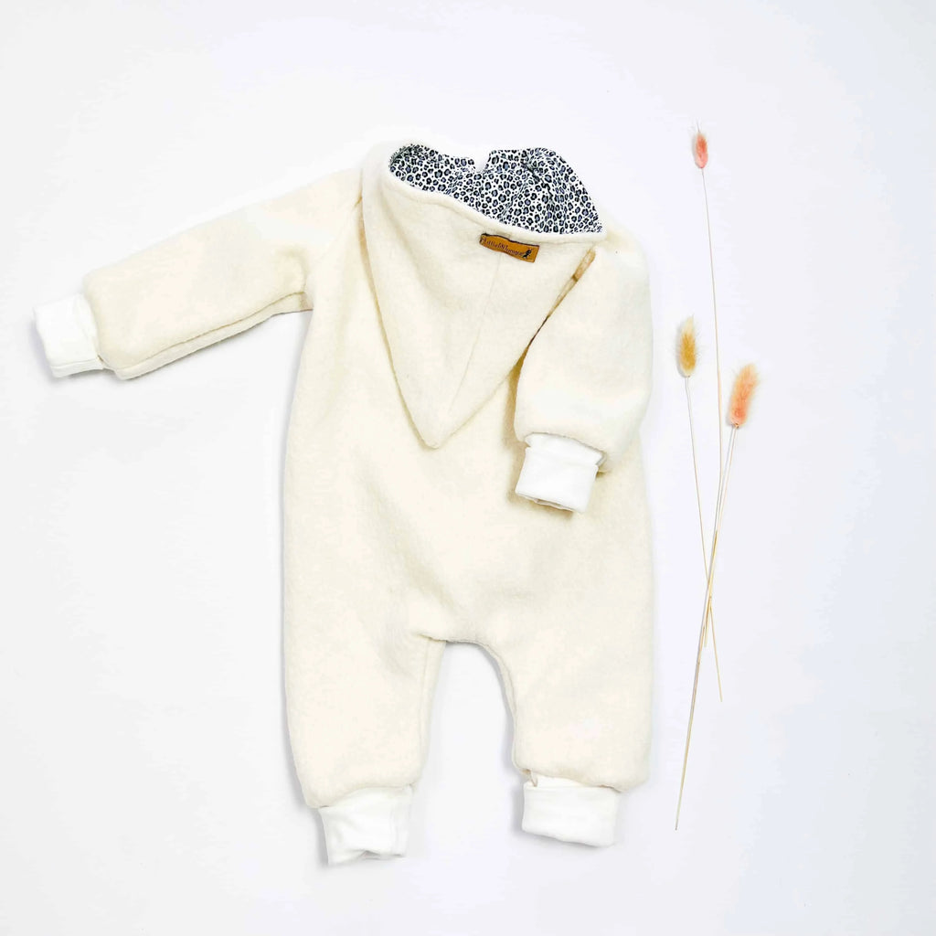 Walkoverall, Winteroverall creme/ innen leo