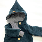 Walkoverall, Winteroverall Indigoblau / innen gestreift