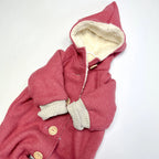 Walkoverall, Winteroverall beere/ innen mit kuscheligem Teddystoff