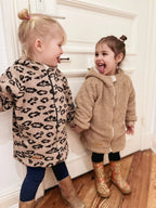 Teddyjacke beige/Musselin