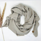 Halstuch, Spucktuch, Schnuffeltuch Musselin beige