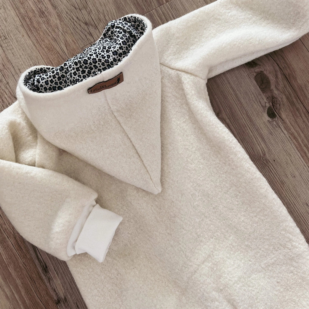Walkoverall, Winteroverall creme/ innen leo