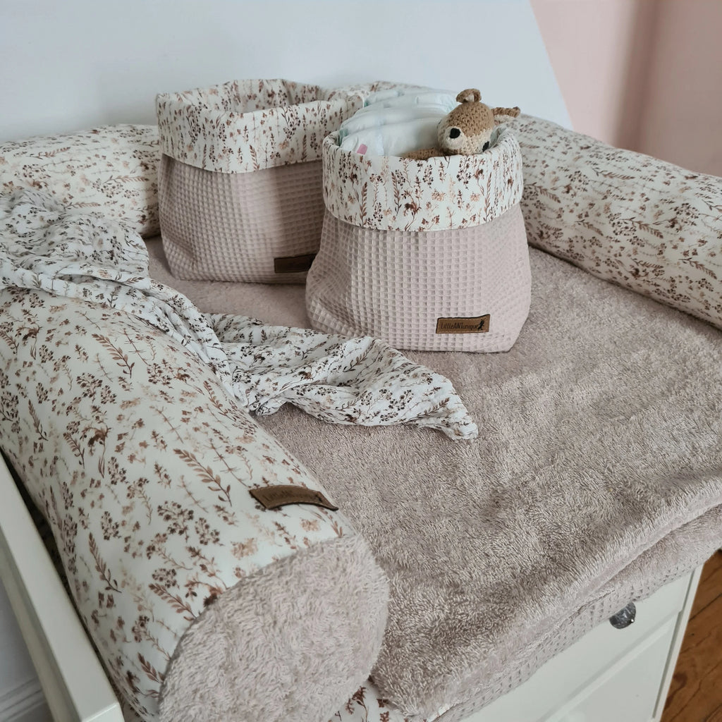 Nestchen Drygras mit Frottee beige