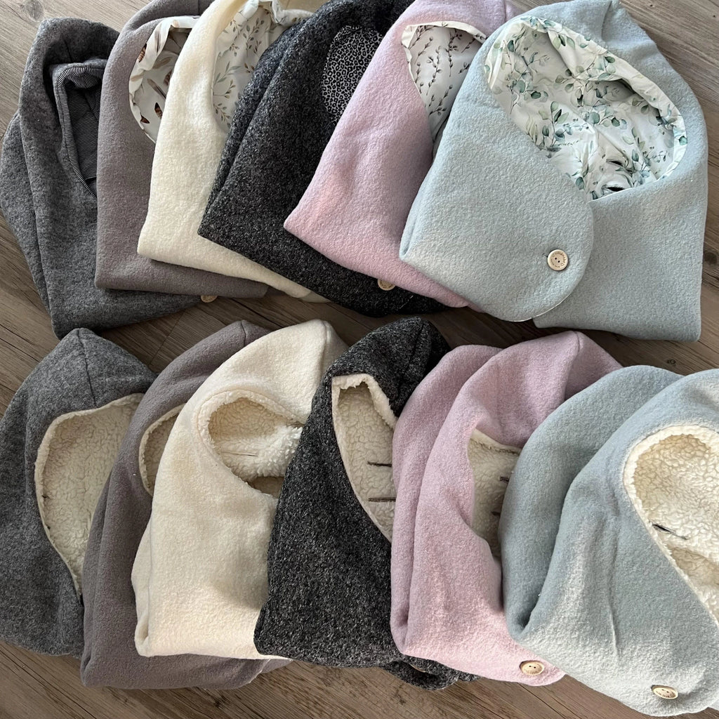 Einschlagdecke  Wollwalk/Teddy, diverse Farben