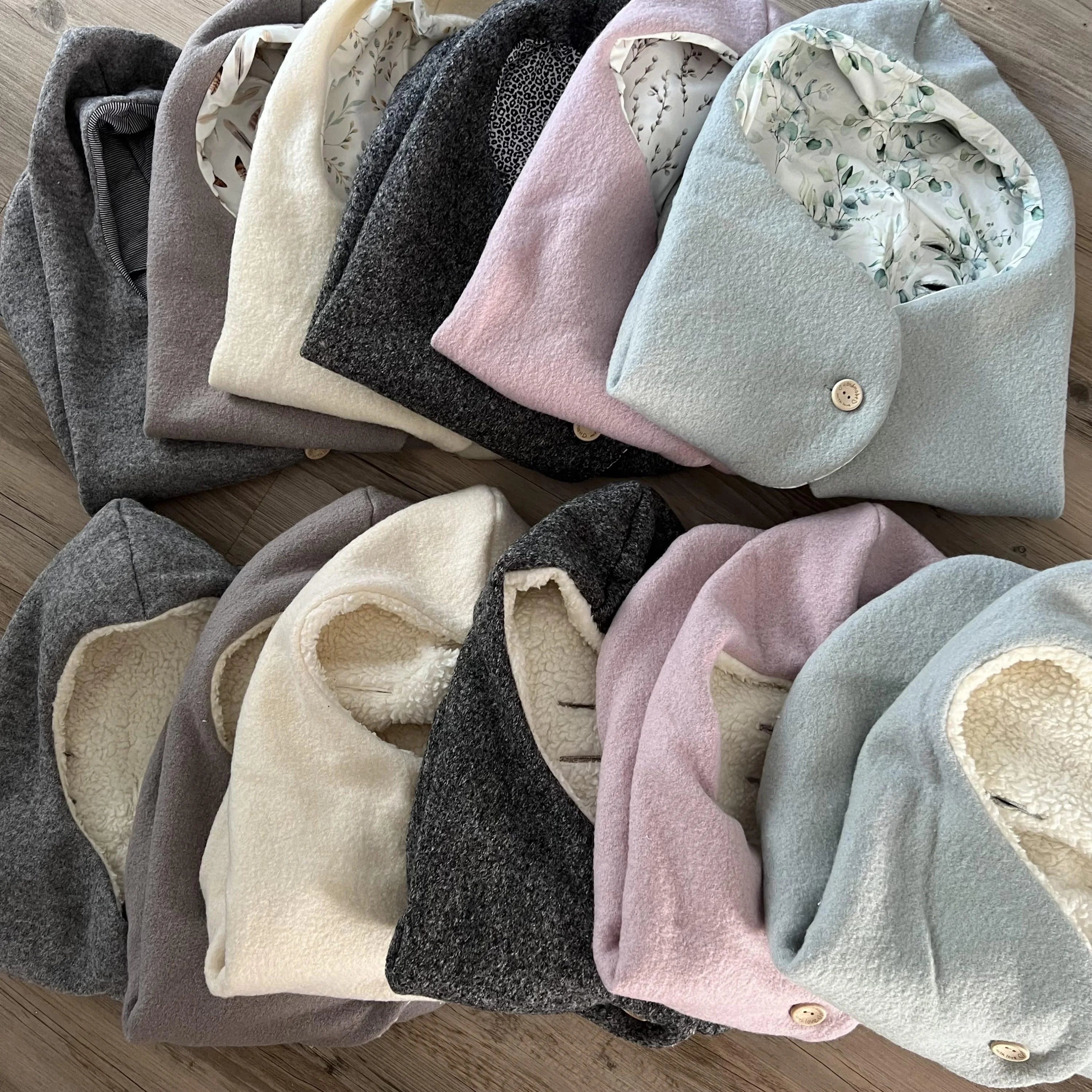 Einschlagdecke  Wollwalk/Teddy, diverse Farben