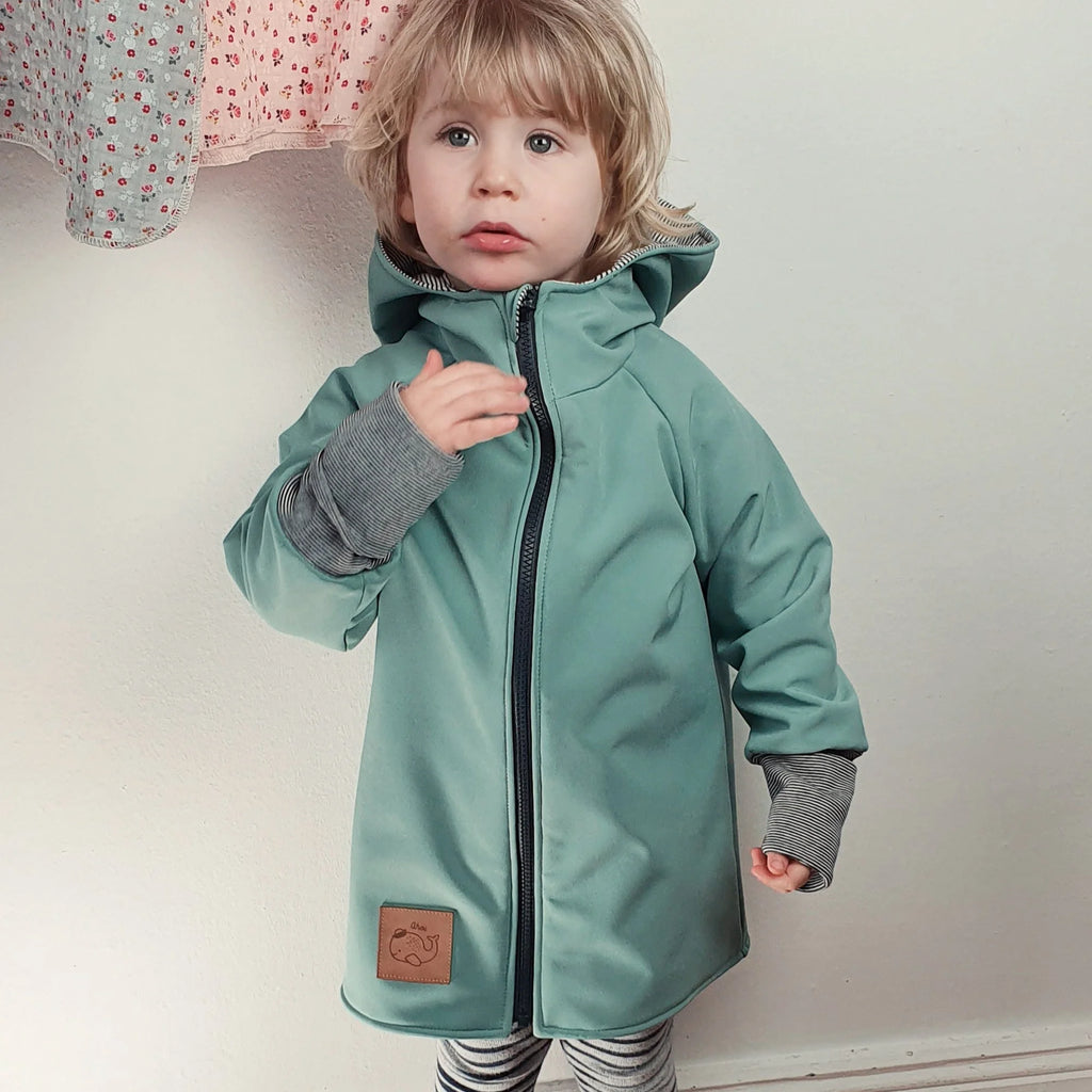 Jacke Softshelljacke Kinderjacke mint