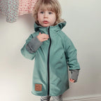 Jacke Softshelljacke Kinderjacke mint