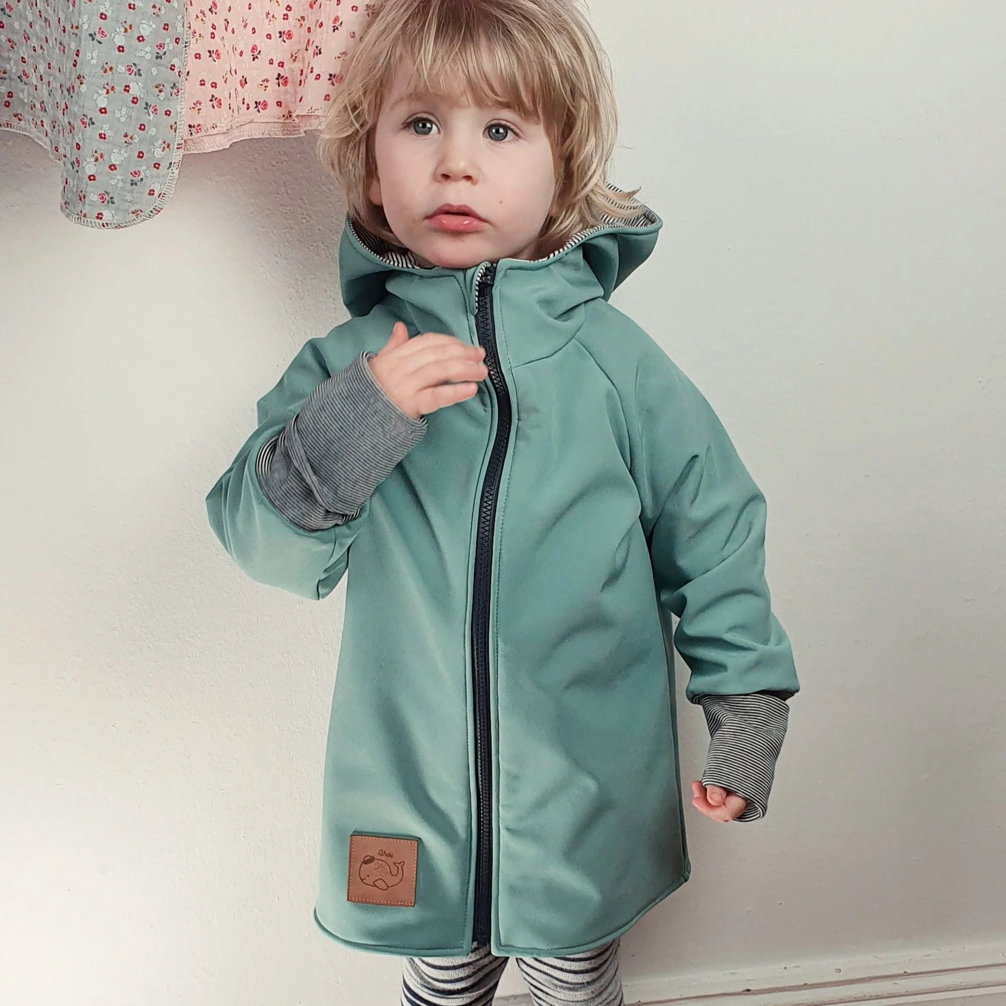 Jacke Softshelljacke Kinderjacke mint