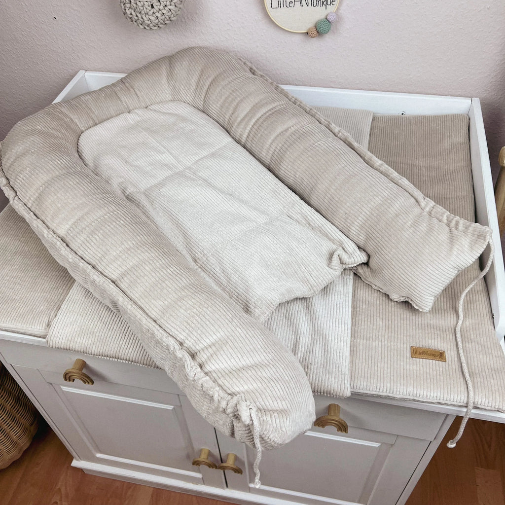 Nestchen Cord beige