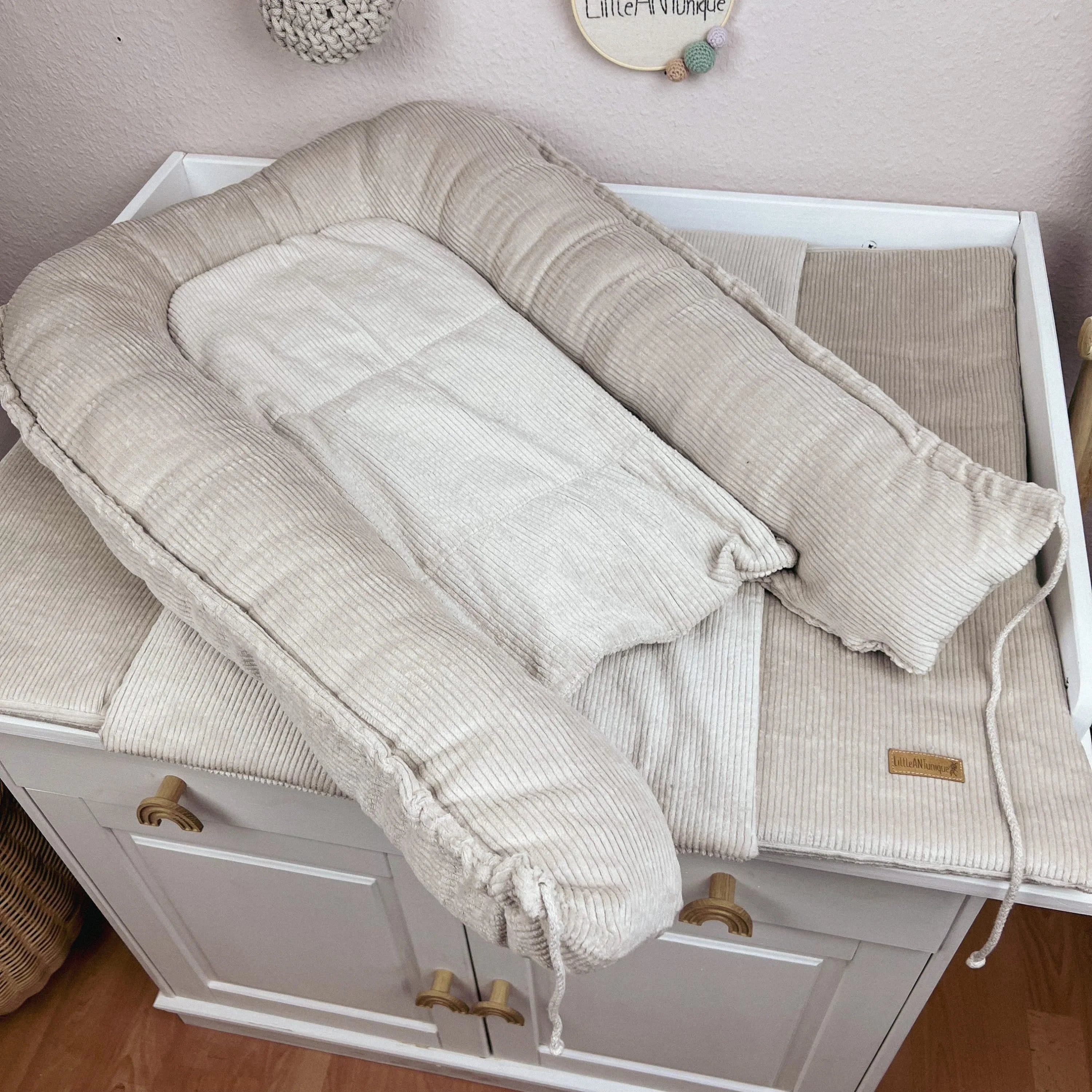 Nestchen Cord beige
