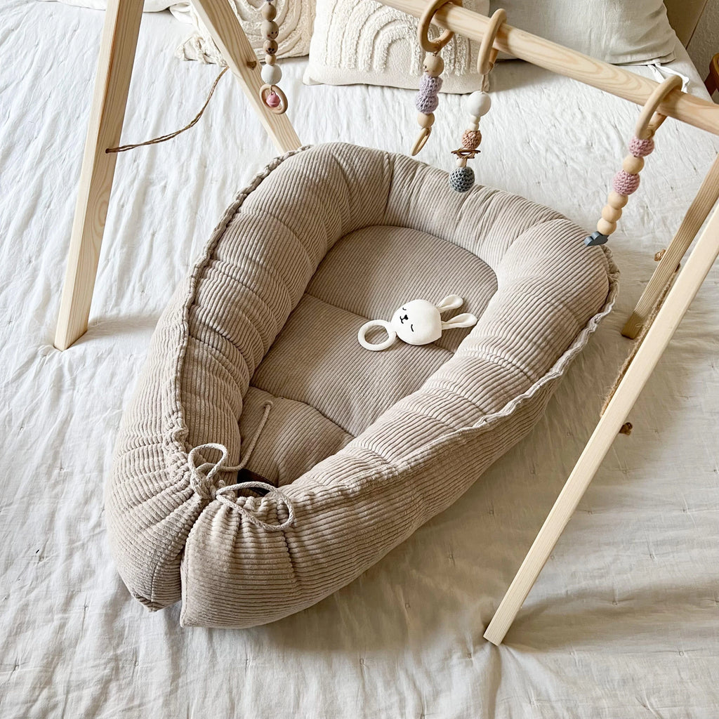 Nestchen Cord beige