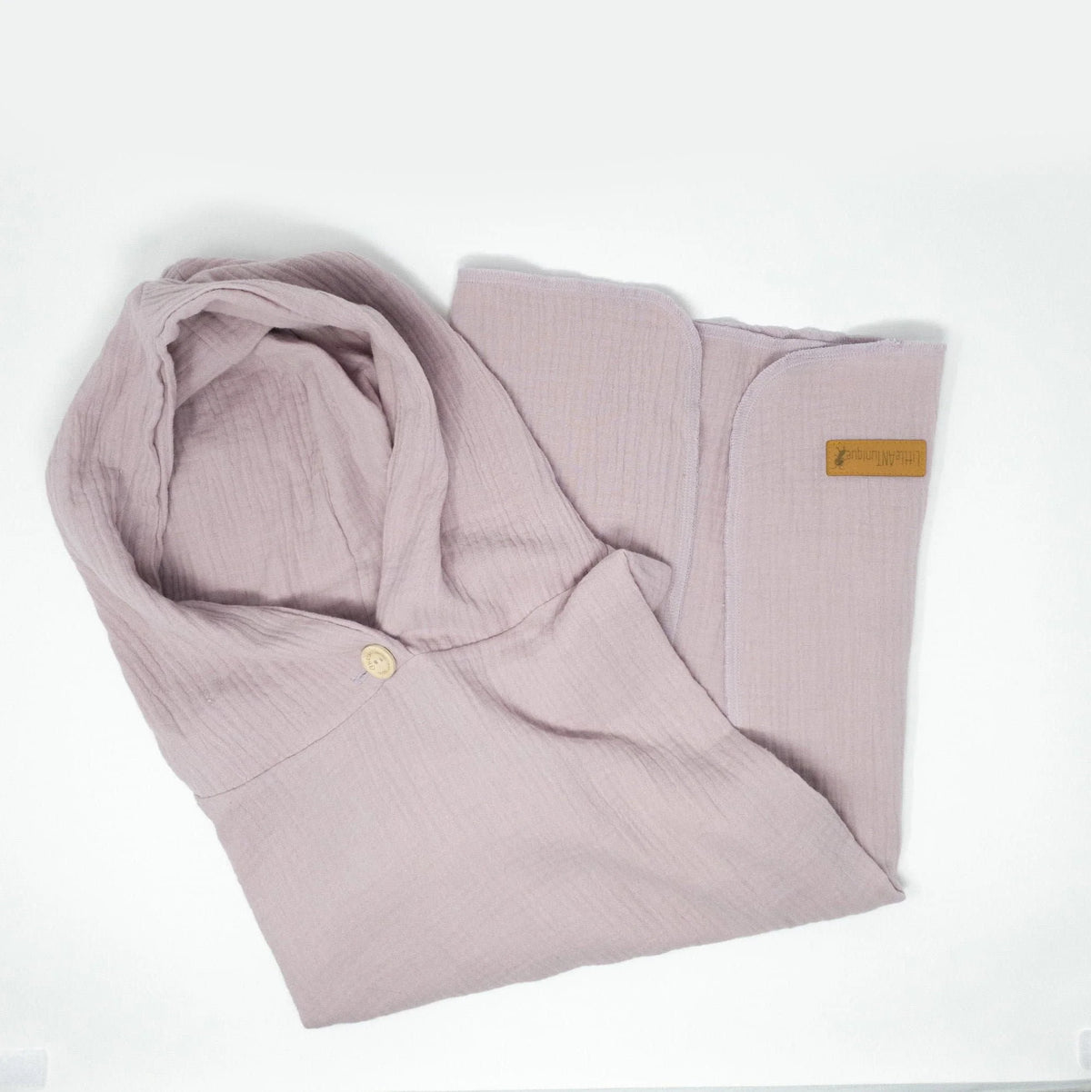 Poncho Badeponcho Musselin altrosa