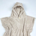 Poncho Badeponcho Frottee beige