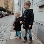 Walkjacke, Wintermantel braun/ innen mit kuscheligem Teddystoff