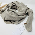 Halstuch, Spucktuch, Schnuffeltuch Musselin beige