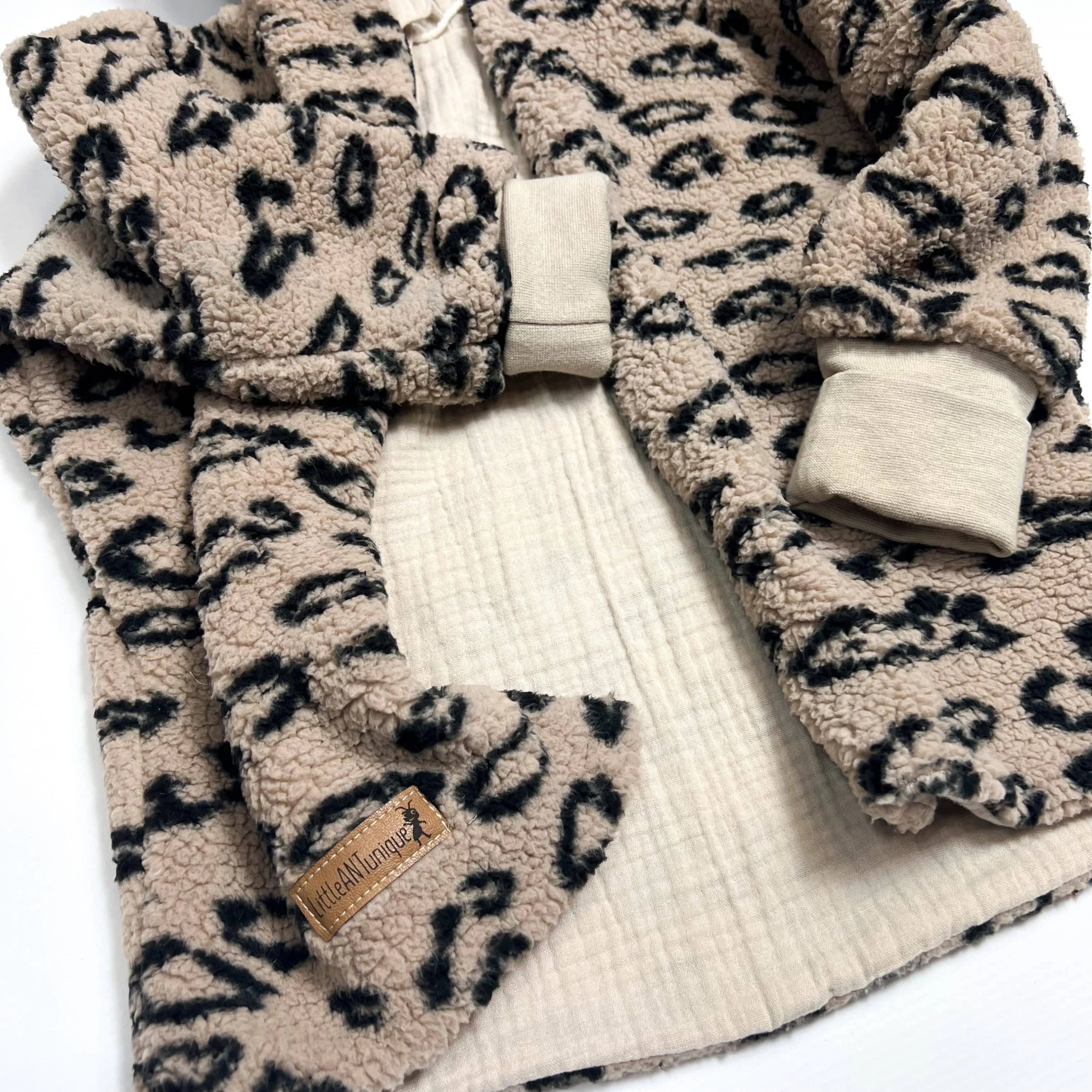Teddyjacke leo/Musselin