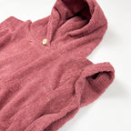 Poncho Badeponcho Frottee mauve