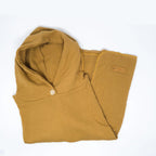 Poncho Badeponcho Musselin ocker