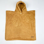 Poncho Badeponcho Frottee camel