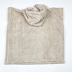 Poncho Badeponcho Frottee beige