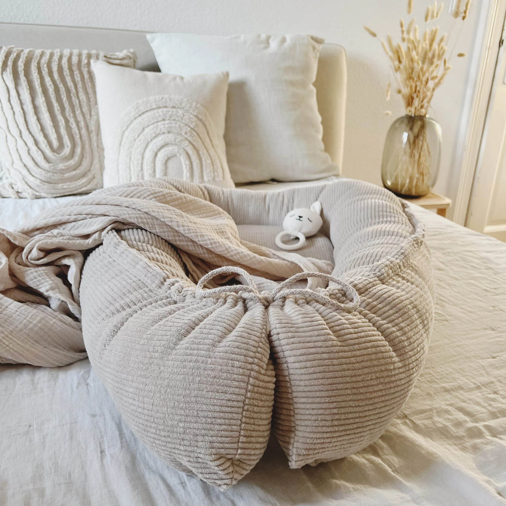 Nestchen Cord beige