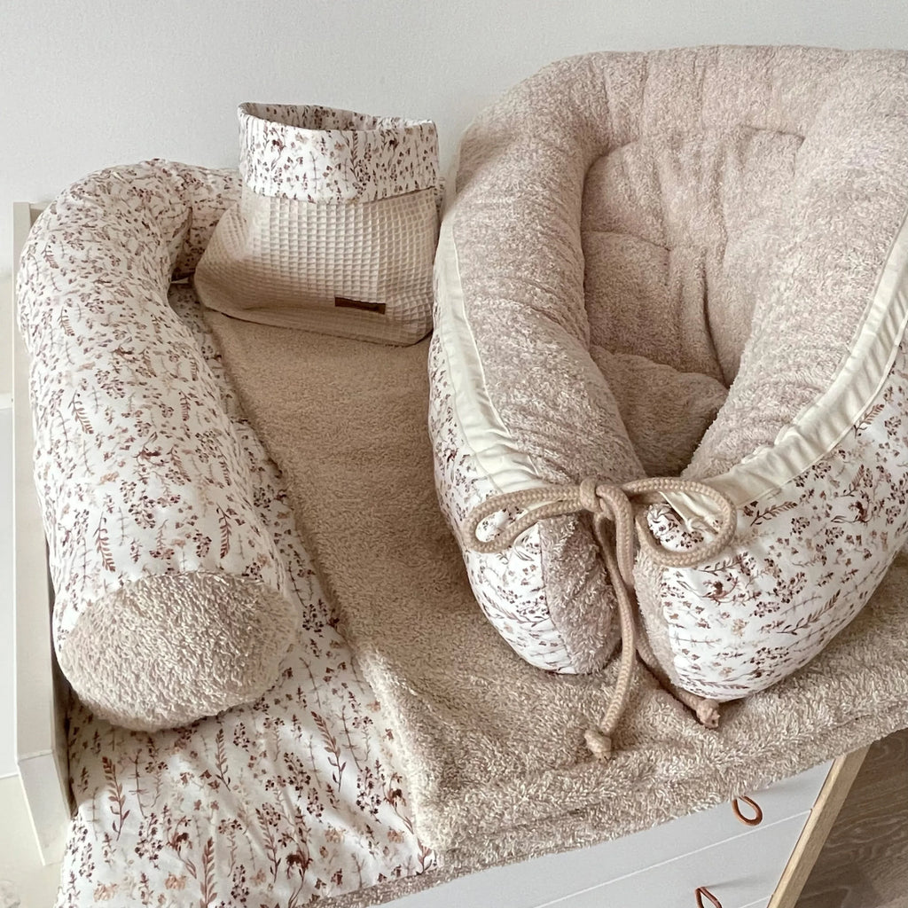 Nestchen Drygras mit Frottee beige