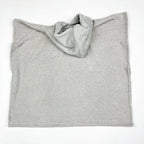 Poncho Badeponcho Frottee hellgrau