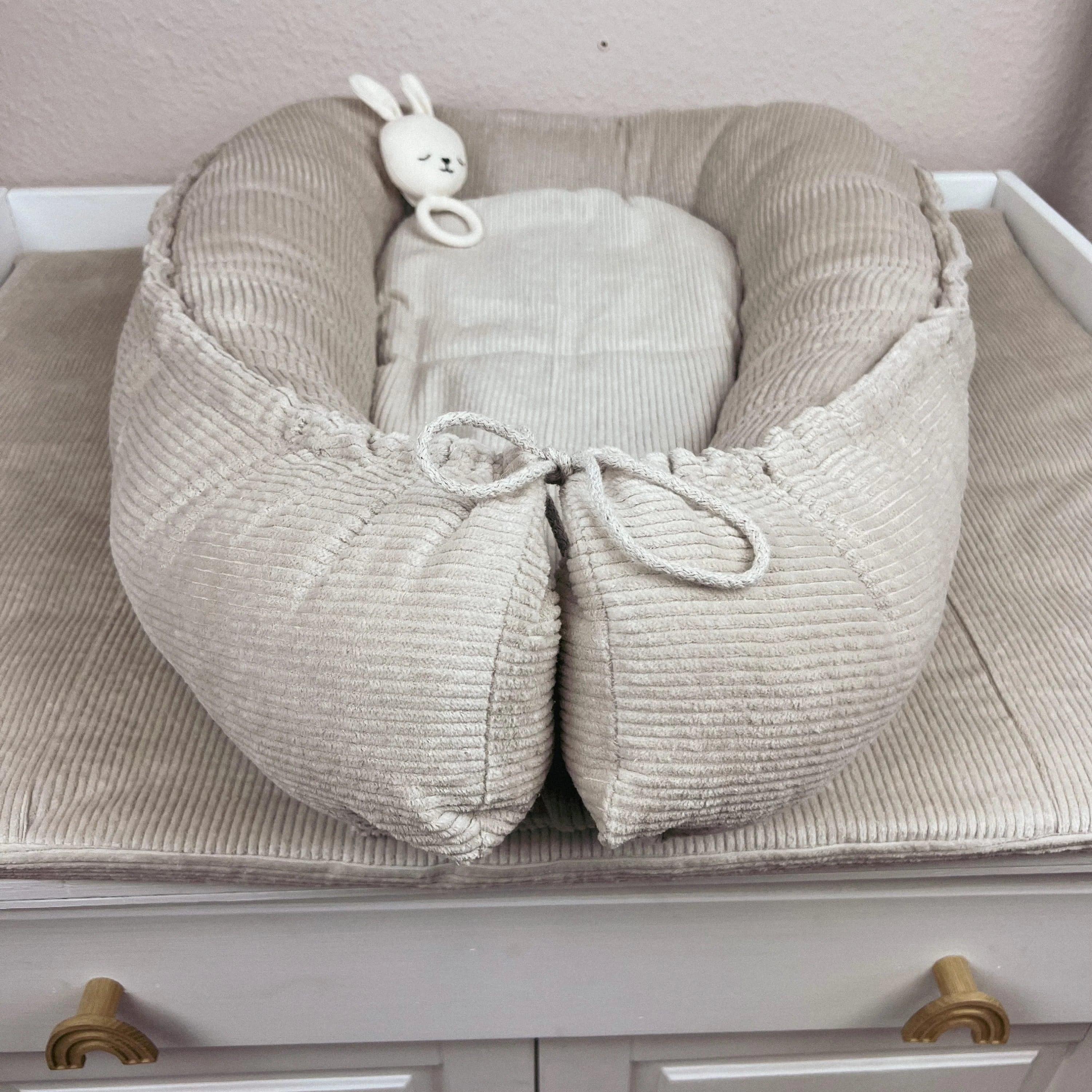 Nestchen Cord beige