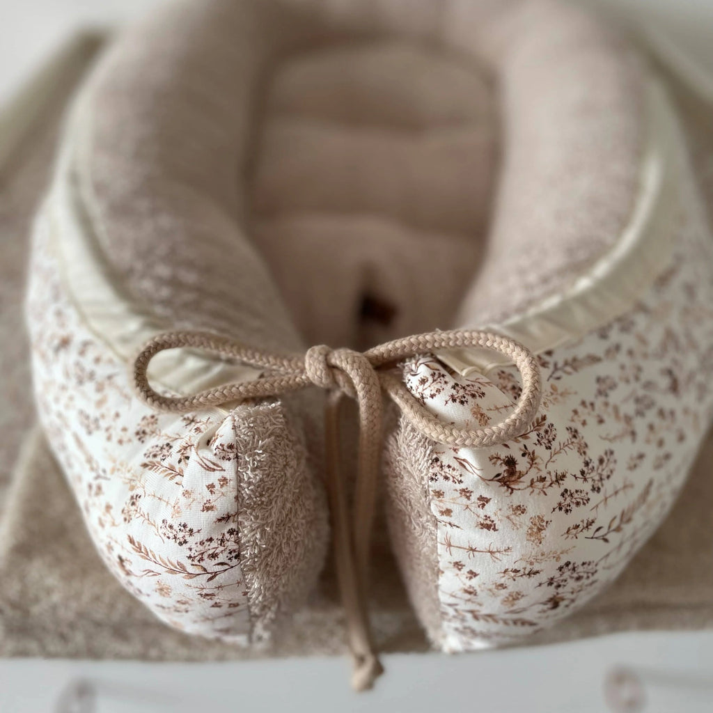 Nestchen Drygras mit Frottee beige