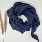 Halstuch, Spucktuch, Schnuffeltuch Musselin blau