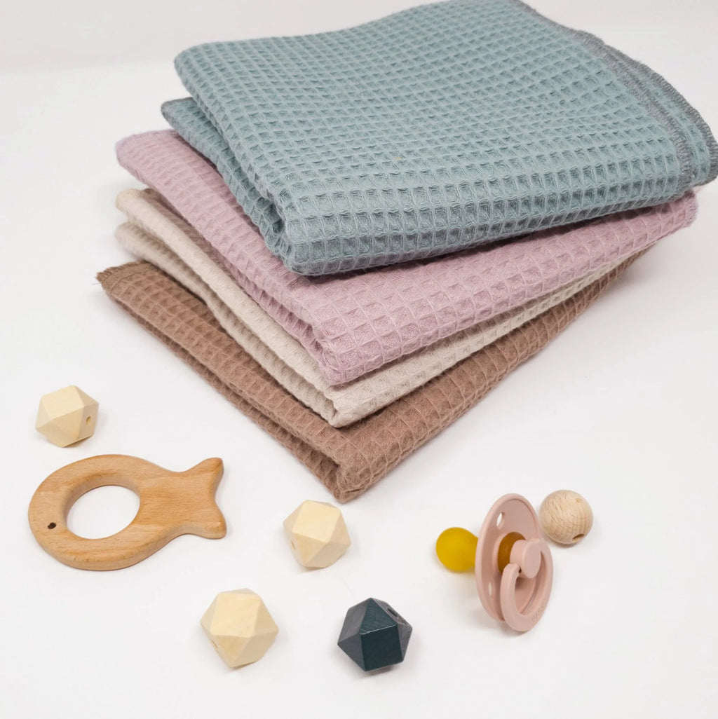Babydecke, Kinderwagendecke, Krabbeldecke, Schmusedecke, Waffelpiqué div. Farben