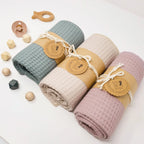 Babydecke, Kinderwagendecke, Krabbeldecke, Schmusedecke, Waffelpiqué div. Farben