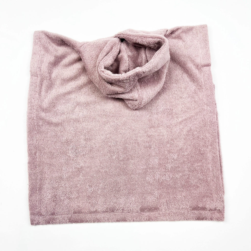 Poncho Badeponcho Frottee rosa