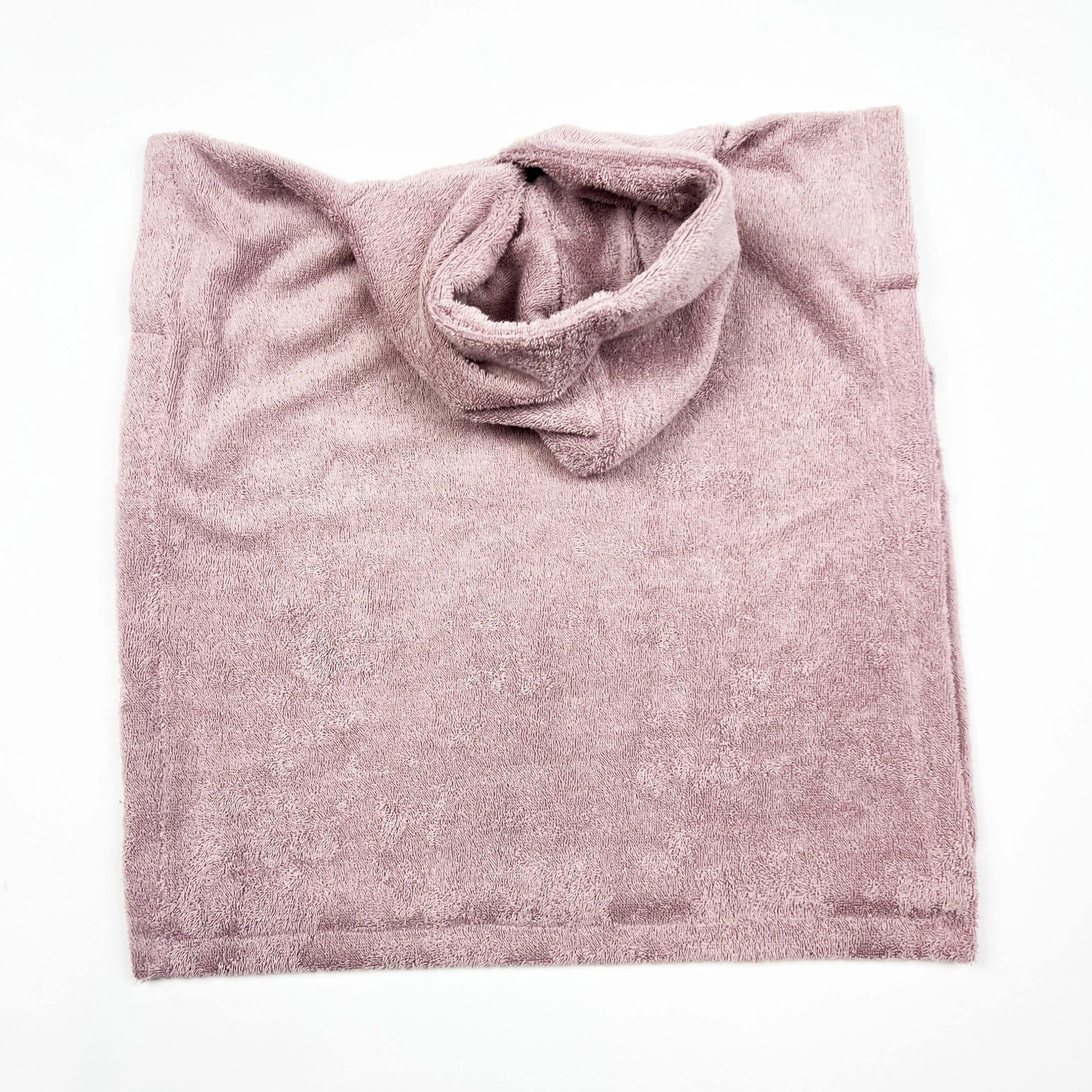 Poncho Badeponcho Frottee rosa