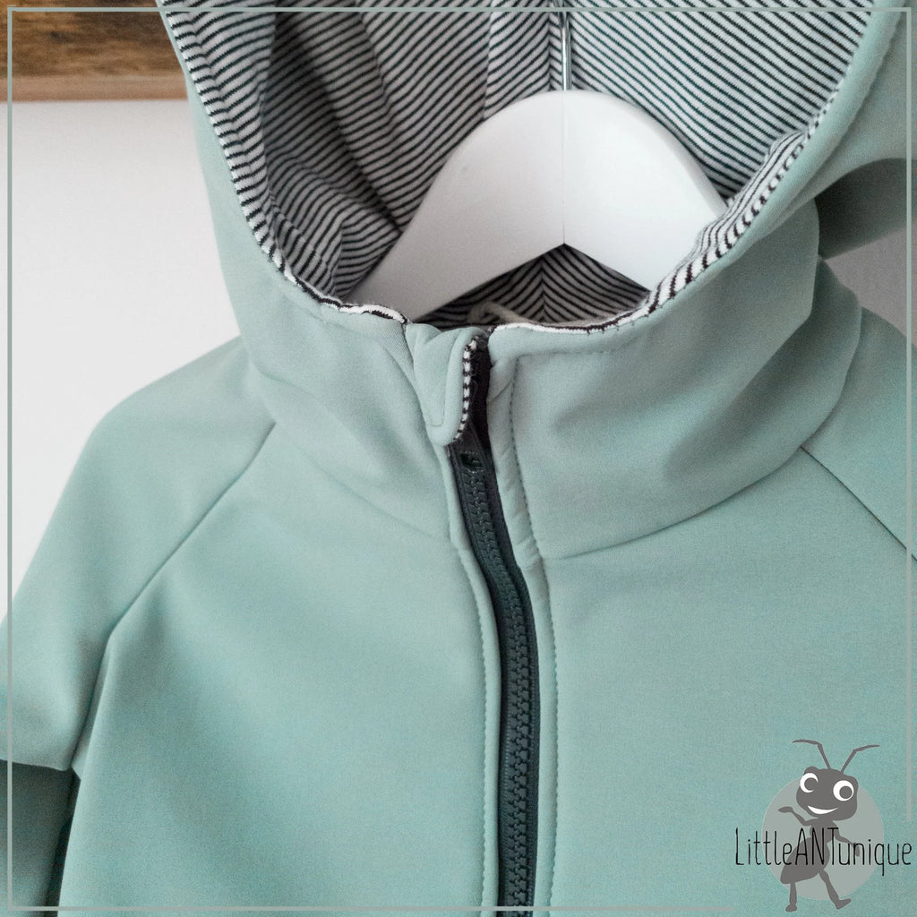 Jacke Softshelljacke Kinderjacke mint