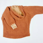 Teddyjacke cognac/Musselin