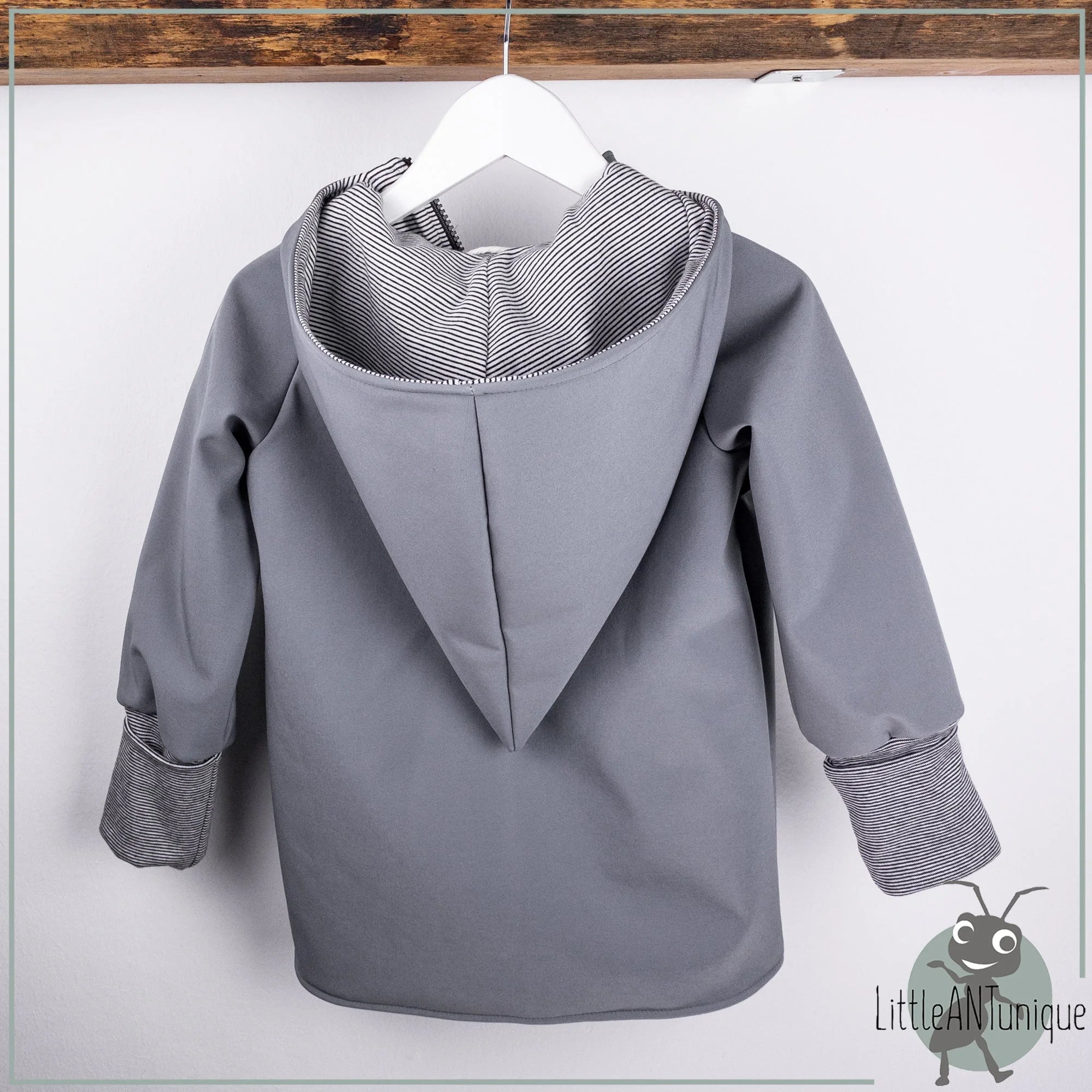 Jacke Softshelljacke Kinderjacke grau