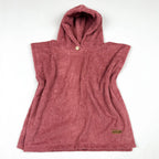 Poncho Badeponcho Frottee mauve