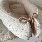 Nestchen Weidenkätzchen mit Frottee beige