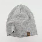 Beanie Mütze Ripp rosa, graumeliert und camel
