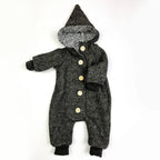 Walkoverall, Winteroverall anthrazit/ innen leo oder gestreift