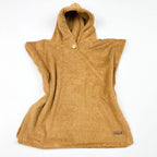 Poncho Badeponcho Frottee camel