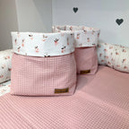 Utensilo Pfirsiche Waffelpiqué rosa