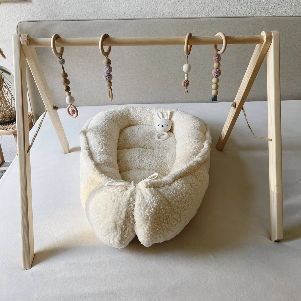 Nestchen aus kuscheligem Teddystoff