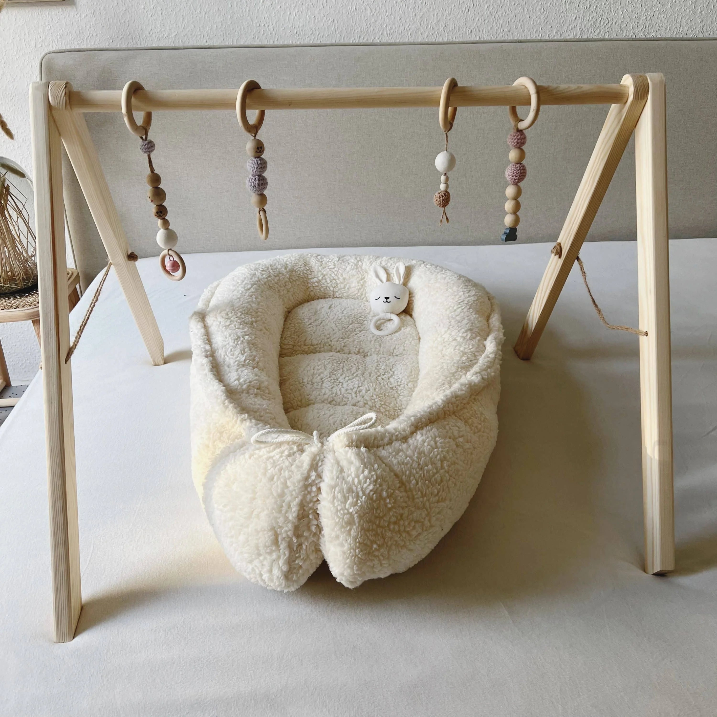 Nestchen aus kuscheligem Teddystoff