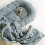 Babydecke,Krabbeldecke,Kinderwagendecke mit kuscheligem Teddystoff