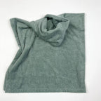 Poncho Badeponcho Frottee altgrün